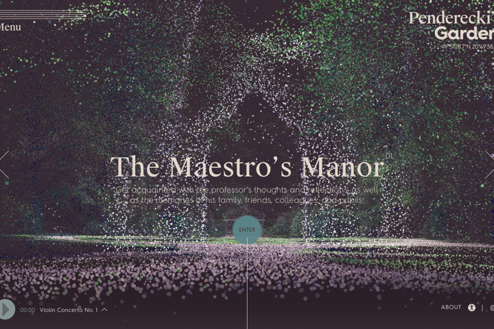 Penderecki’s Garden website preview